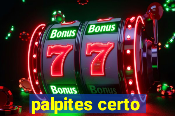 palpites certo